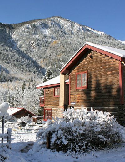 Mountain view outside the inn